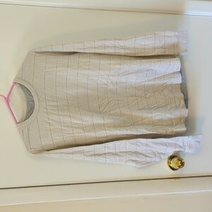 UpWest Reversible Cream and Gray Shirt